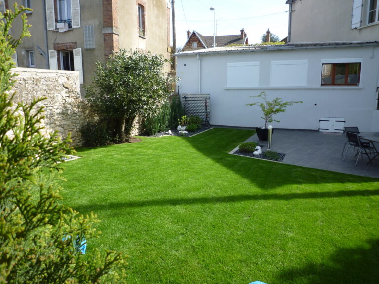 pelouse artificielle jardin terrasse